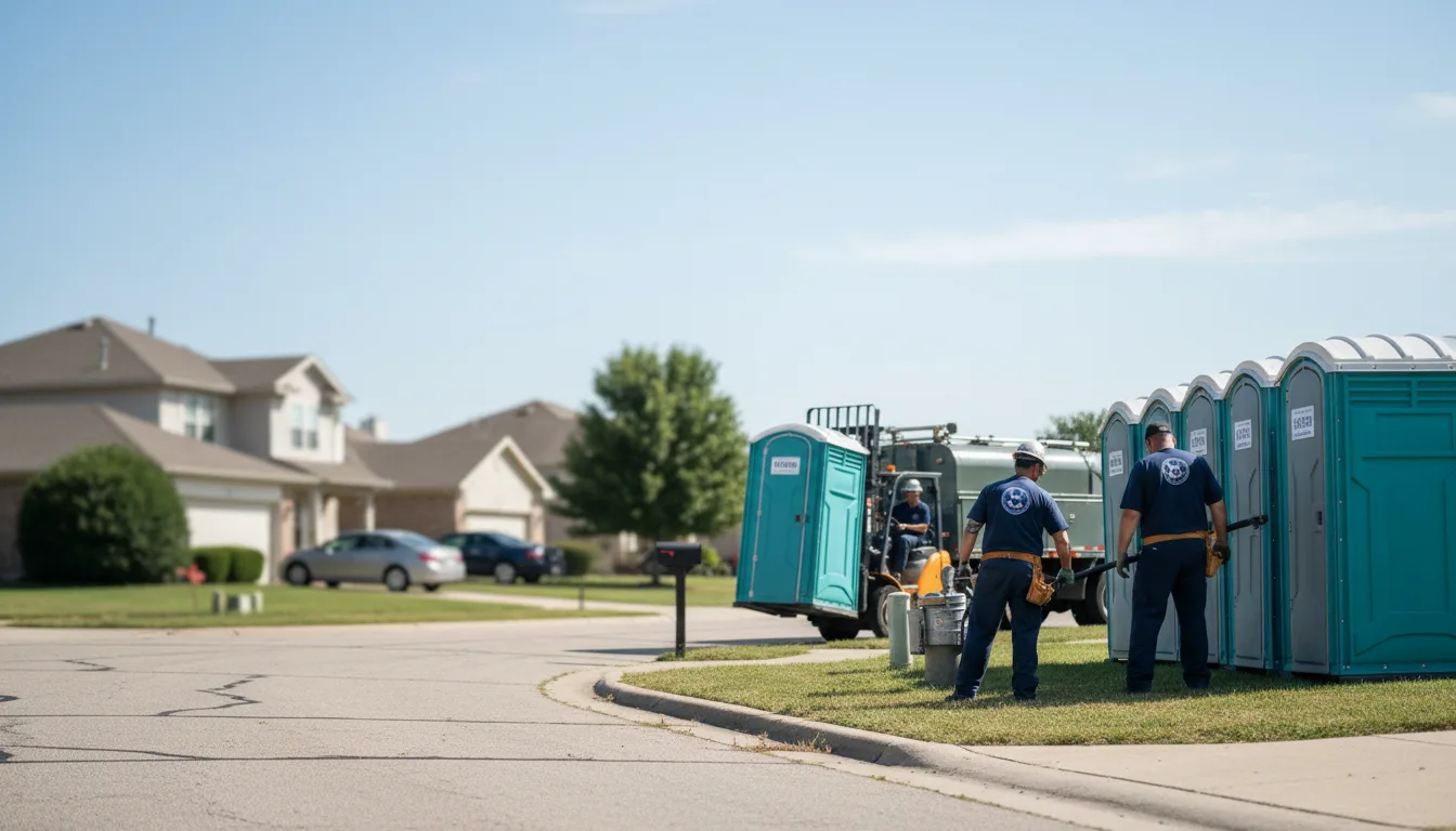 Porta Potty Rental in West Liberty, IL near me